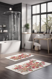 Mijölnir Juego de alfombrillas de baño CT-5299 de 2 piezas Multicolor